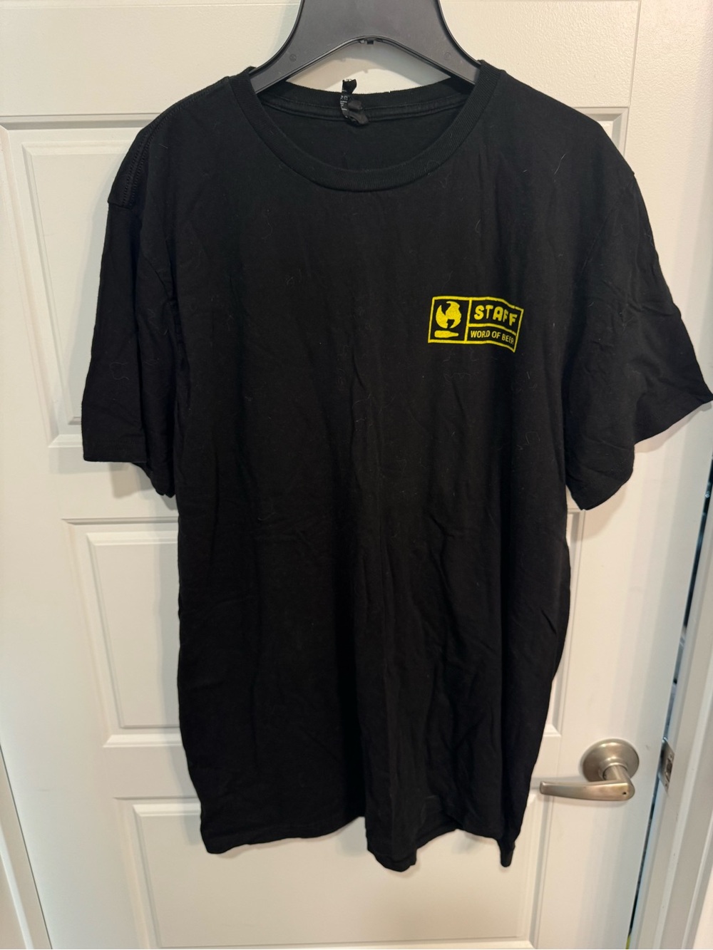 World of Beer Staff Black Logo Tee